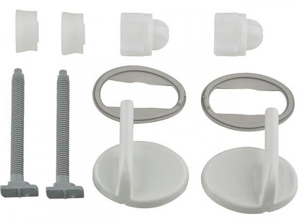 Universal Kunststoffschanier für WC-Sitz Trend, Farbe weiß