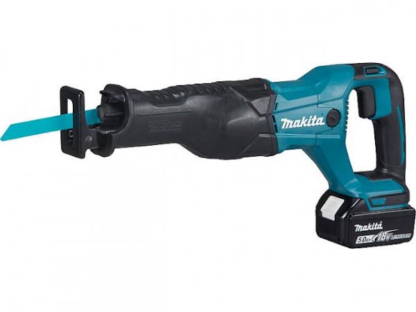 Akku-Säbelsäge MAKITA DJR186RT 18V mit 1x 5,0 Ah Akku und Ladegerät