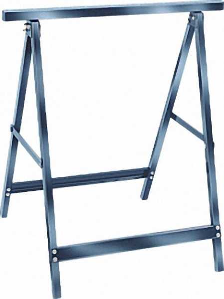 Arbeitsbock aus Stahl max. 110KG, Höhe 71cm, Auflagefläche 63cm