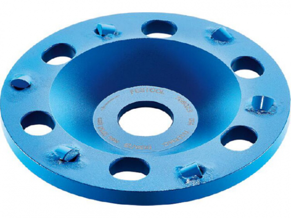Diamantschleifteller Festool DIA THERMO, d 130 mm, für Beton, Estrich, Parkettkleber, Klebereste, Bitumen, Beschichtungen