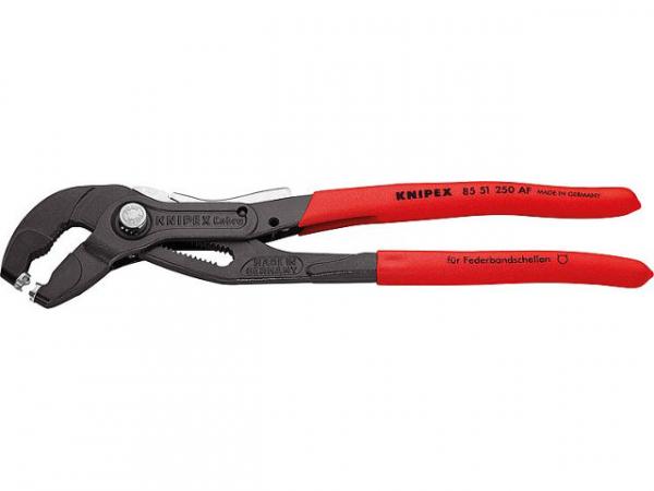 Federbandschellen-Zange Knipex 250mm mit Feststeller